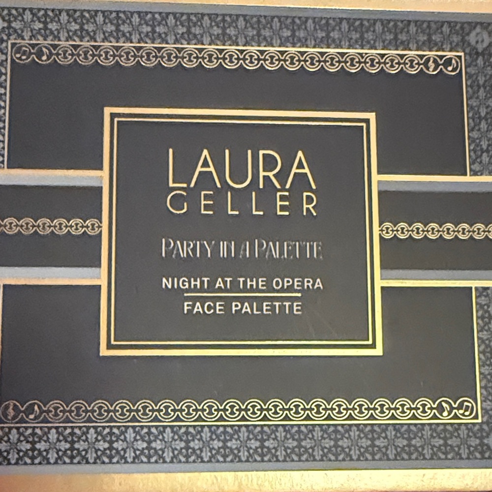 Laura Geller Night at the Opera Face Palette - Black and Gold